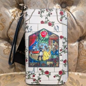 Disney Beauty and the Beast Loungefly Clutch Wallet